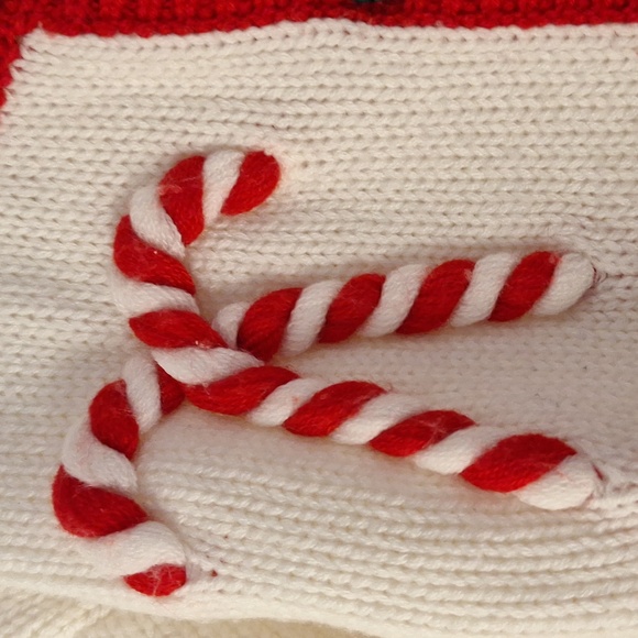 Rare!! Vintage Lord & Taylor Kids M Christmas Sweater Holiday Gingerbread Man. - Picture 6 of 9